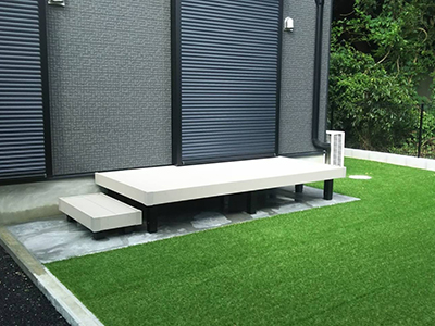 施工写真 人工芝